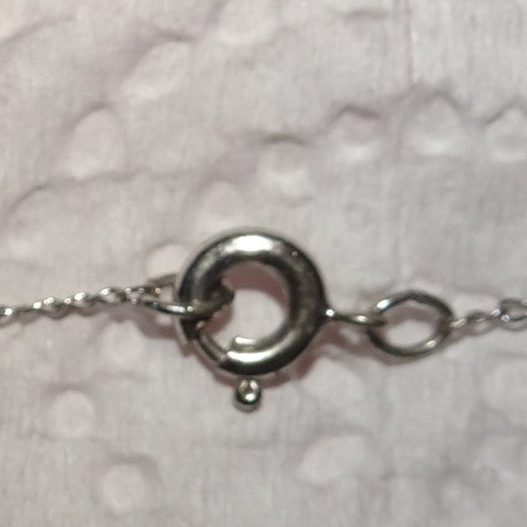 Vtg. 925 SS Amber Man In Moon Pendant Necklace - Picture 8 of 8